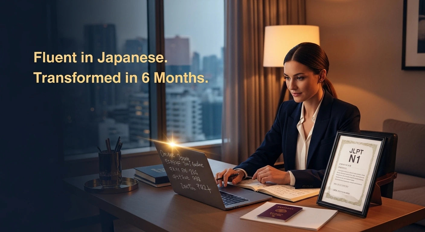 From Zero to N1: The Accelerated Japanese Mastery Program for High Achievers (Online)