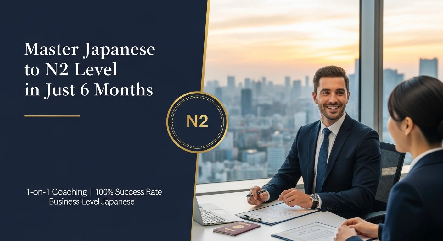 The Executive’s Shortcut to N2 Japanese – A Six-Figure Investment in Global Influence